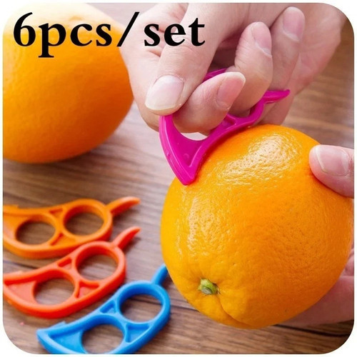 6pcs creative orange - creative, peeler