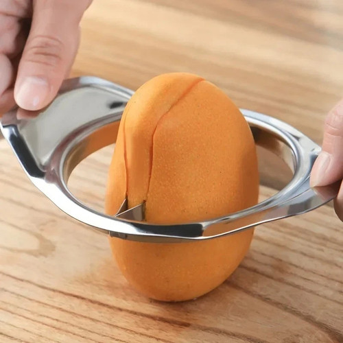1pc stainless steel - steel, mango