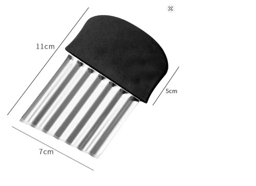 Crinkle chip cutter - cutter, stainless