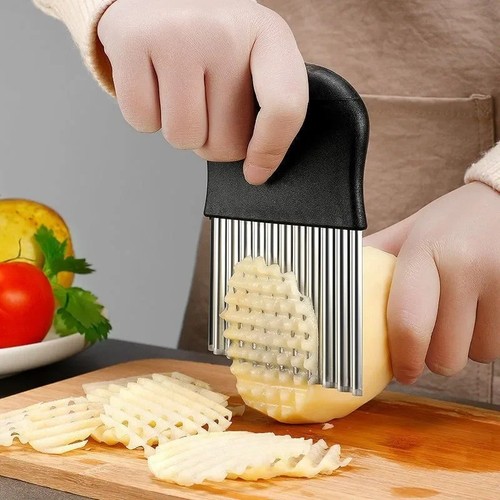 Stainless steel crinkle cutter - crinkle,