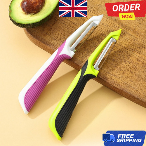 Stainless steel potato peeler - steel,