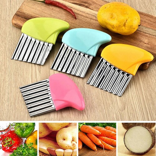 Crinkle cutter wavy vegetable - wavy,