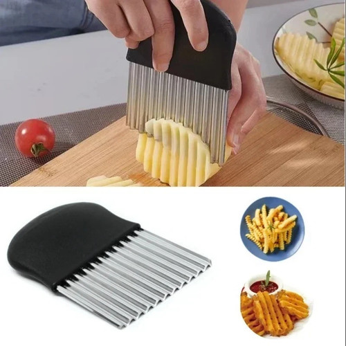 Crinkle cutter wavy vegetable - wavy,