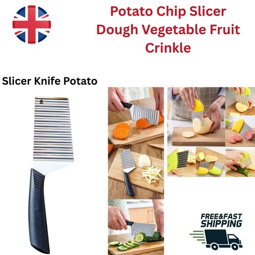 Crinkle cutter stainless - crinkle, steel