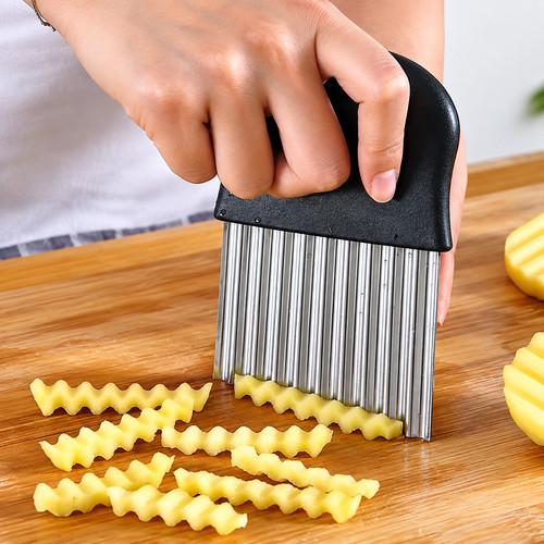 Stainless steel potato chipper - stainless,