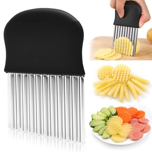 Stainless steel crinkle cutter - stainless,